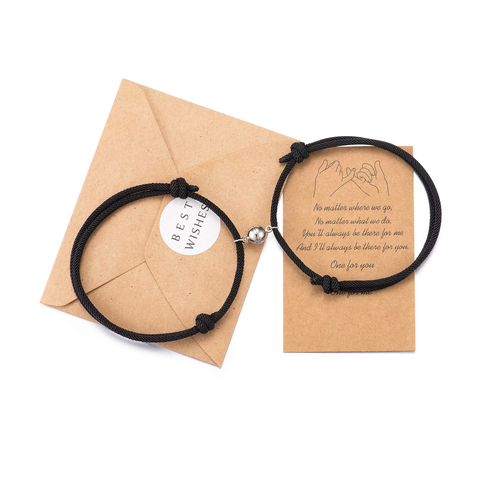 SANNIDHI Couple Bracelets Romantic Magnetic Gift Wrist Braided Rope Bracelet For Men Women Couple Lovers Boyfriend Girlfriend Gift SANNIDHI Couple Bracelets Romantic Magnetic Gift Wrist Braided Rope Bracelet For Men Women Couple Lovers Boyfriend Girlfriend Gift